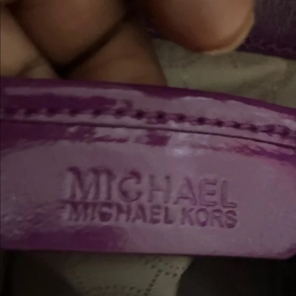 Michael Kors Quilted Crossbody Bag in Vibrant Purple - Picture 11 of 12